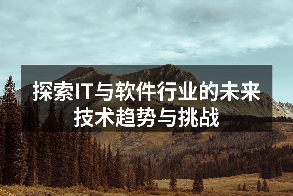 探索IT与软件行业的未来技术趋势与挑战